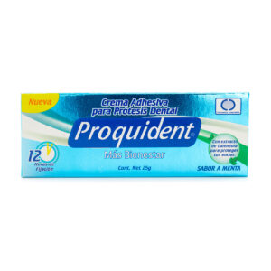 CRE.ADHE.PROTESIS PROQUIDENT X25 MENTA