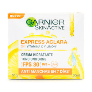 GARNIER EXPRESS ACLARA CREMA FPS30 50 ML