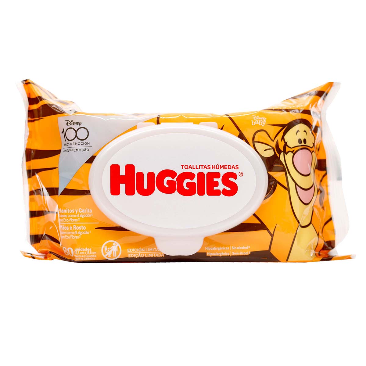 TOA HUM HUGGIES MANITAS Y CARITAS 80 UN