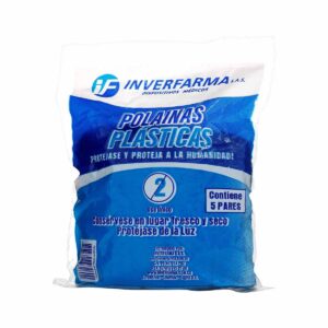 POLAINA PLASTICA 10 UND(5 PAR)INVERFARMA