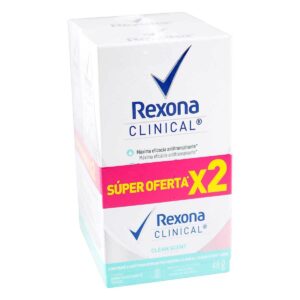 2 DTE.REXONA CLINICAL CLEAN SCENT 48 GR