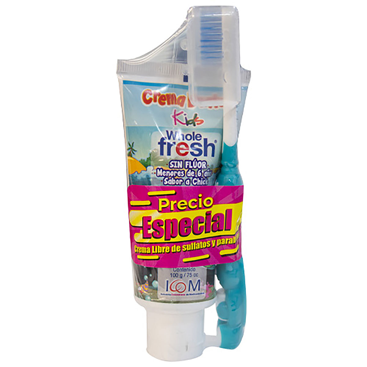 CRE.DENTA.KID S.WHOL FRESH 100GR+CEP.
