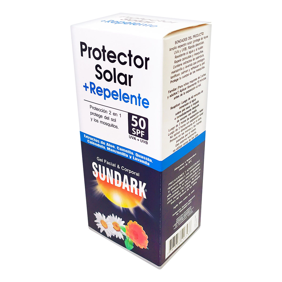 PROT.SOLAR SUNDARK+REPELENTE SPF50 120GR