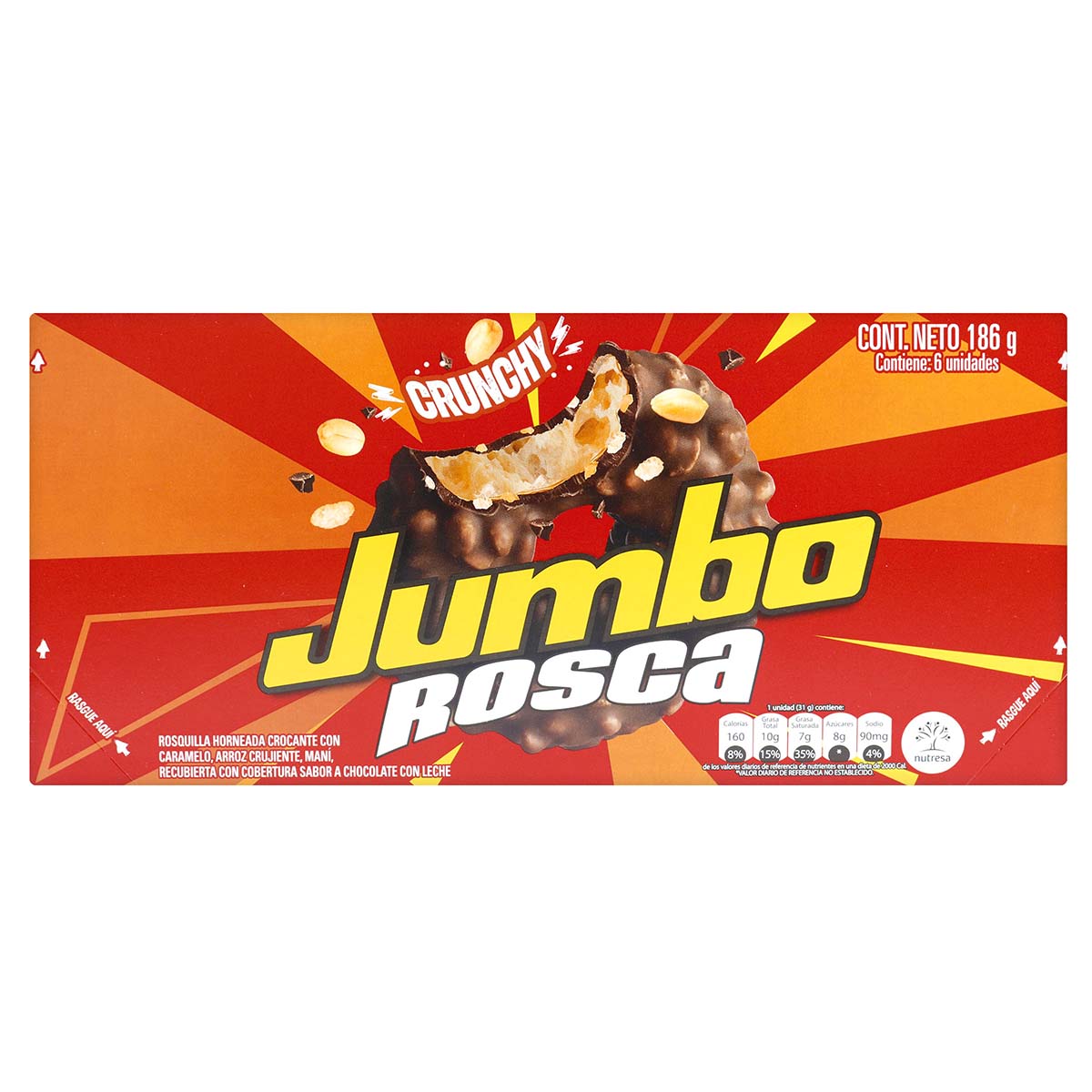 CHOC.JUMBO ROSCA 6 UND 31 GR