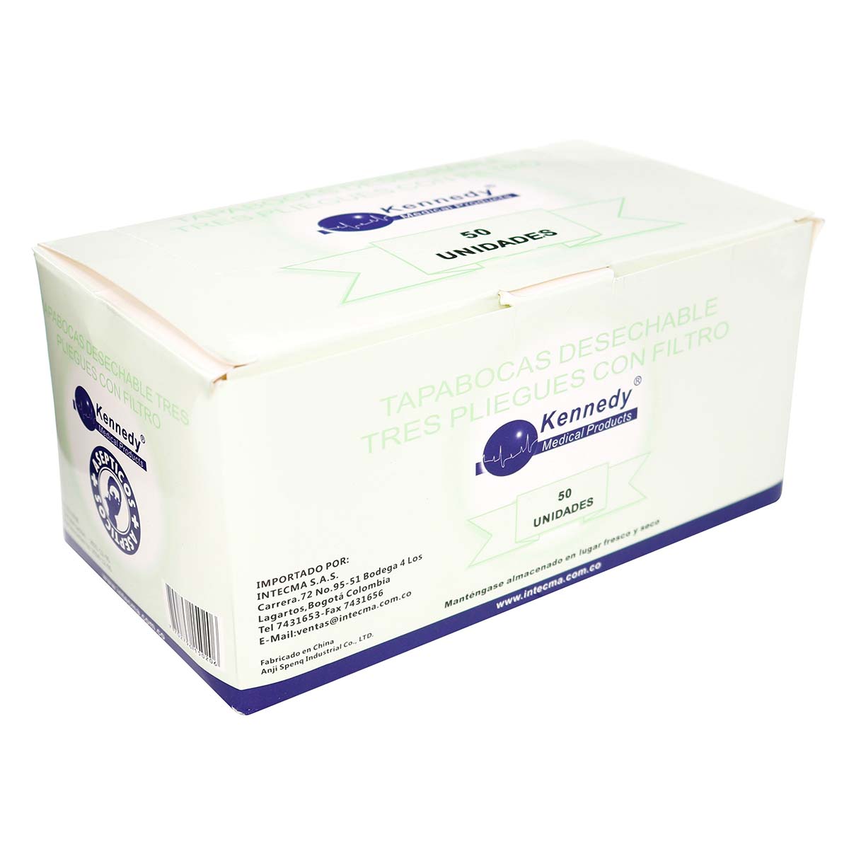 TAPABOCA COLOR BLANCO INTECMA 50 UND EI