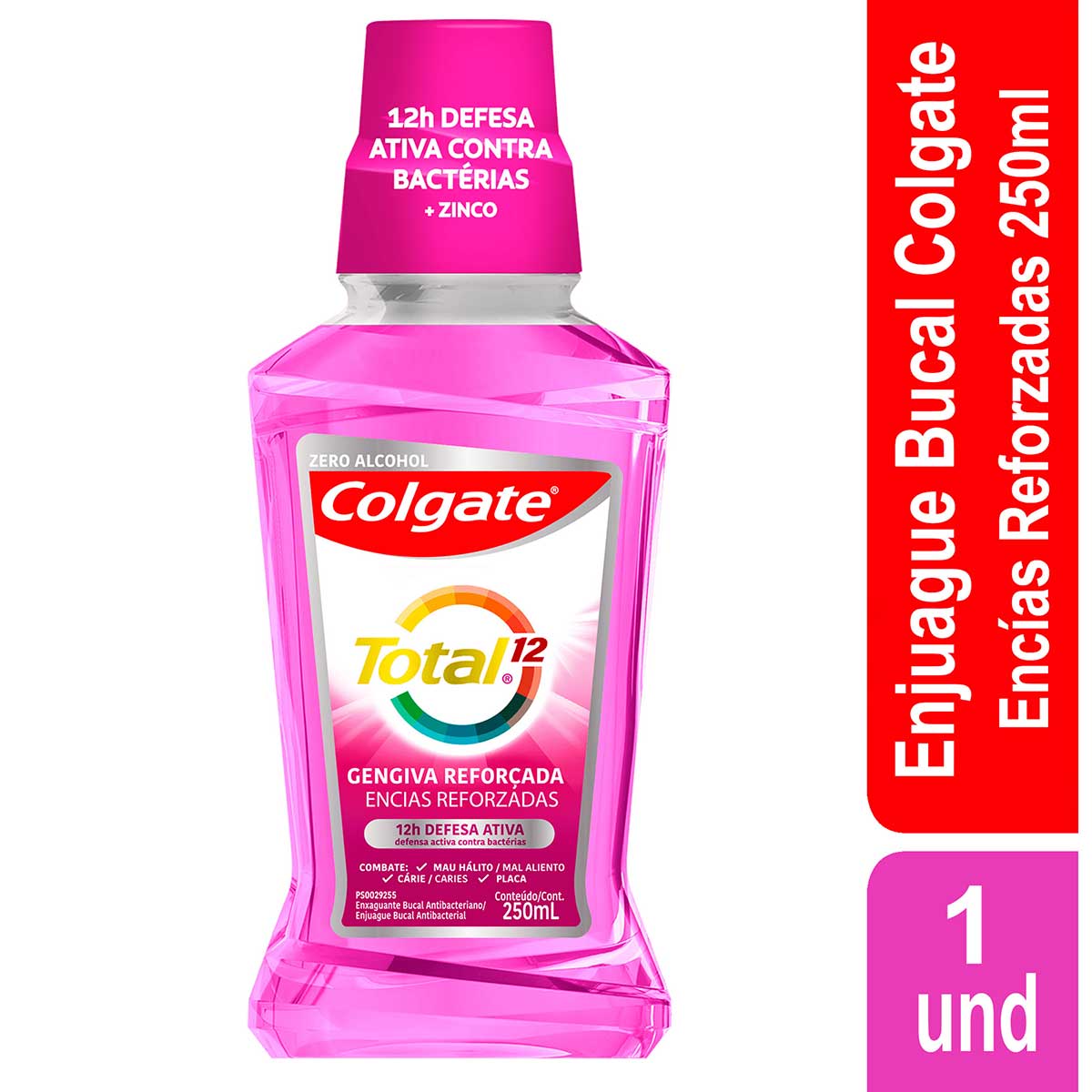 ENJUAGUE COLGATE TOT. 12 ENC. REFO 250ML