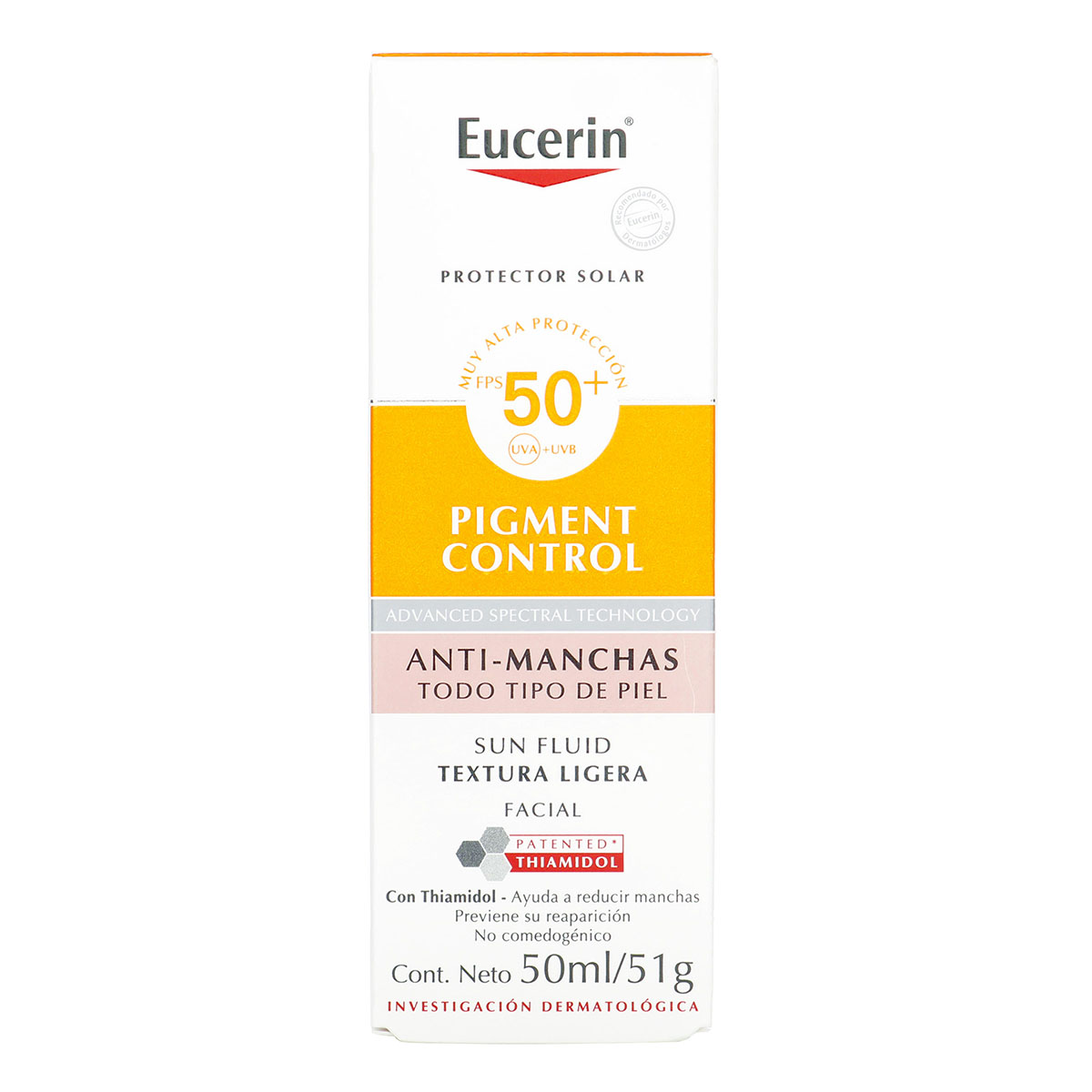 EUCERIN SUN PIGMENT CONT.FPS50+50ML