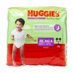 PAN.PANTS HUG.ACTI SEC ET.4 XG 25UDS