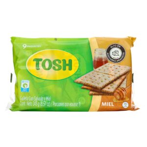 GALLETAS TOSH MIEL FIT 243 GRS 9 UND