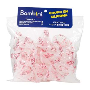 CHUPO SILICONA BAMBINI BOC ANCH BOL 12UN