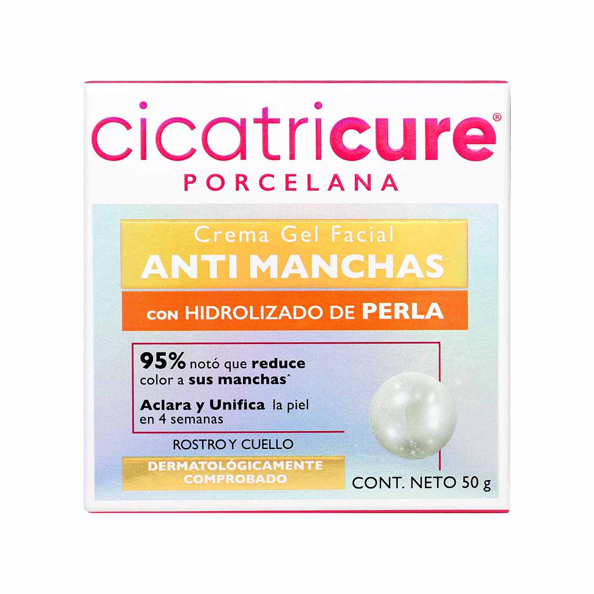 CICATRICURE PORC.CREMA GEL FAC.5O GR
