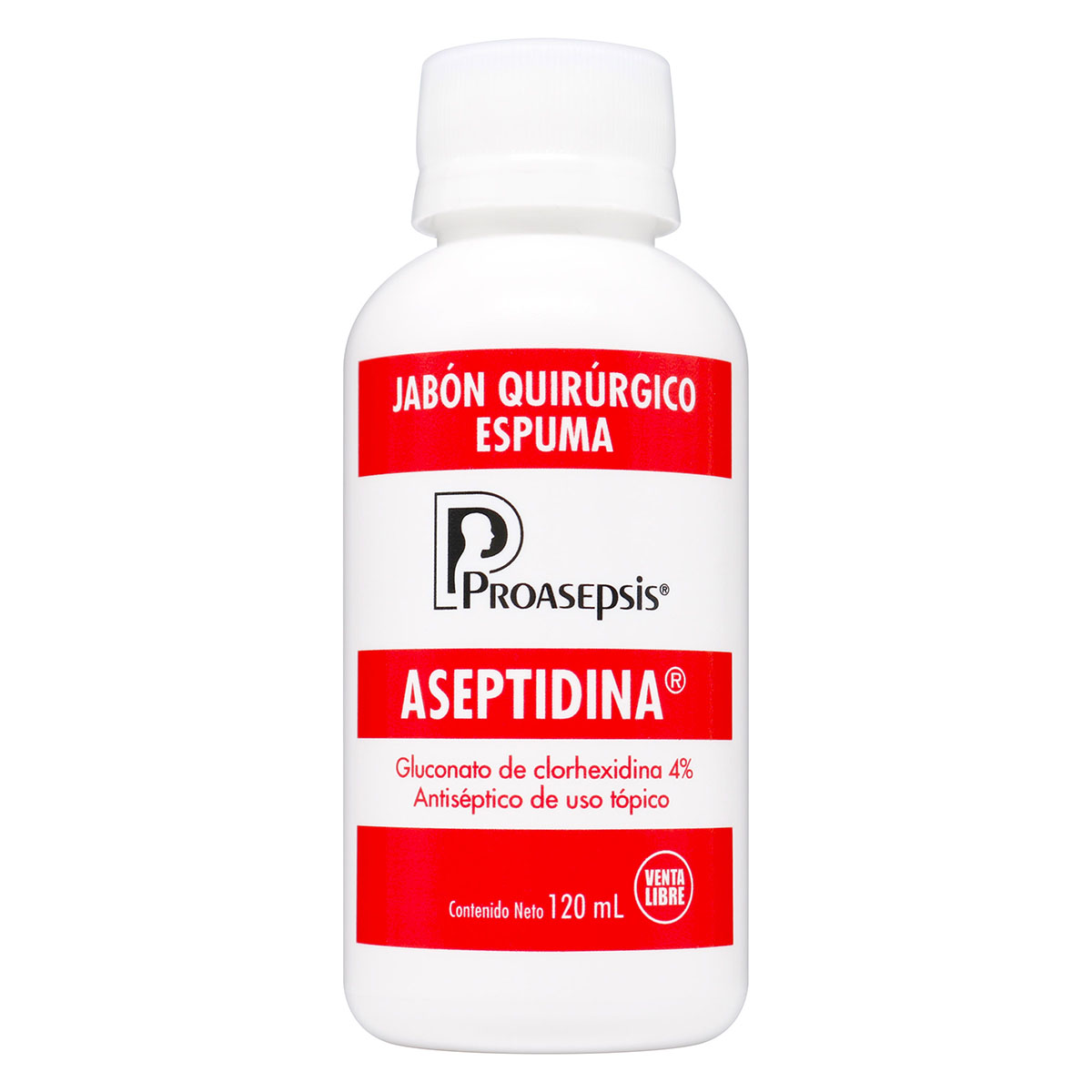 ASEPTIDINA JAB QUIRUR CLORHEXIDINA 120ML