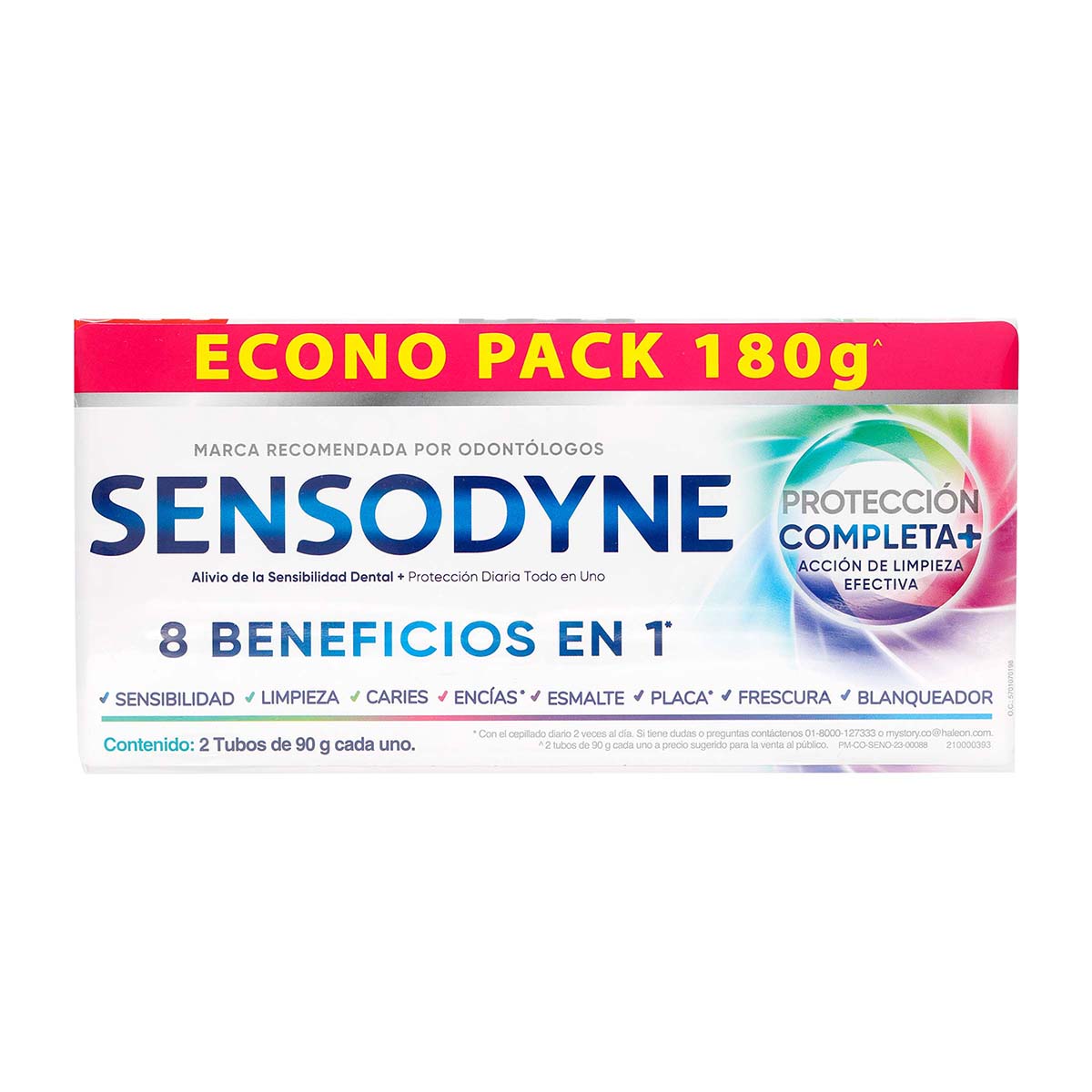 CRE. SENSODYNE PROT COMPL ECONOPACK 180G
