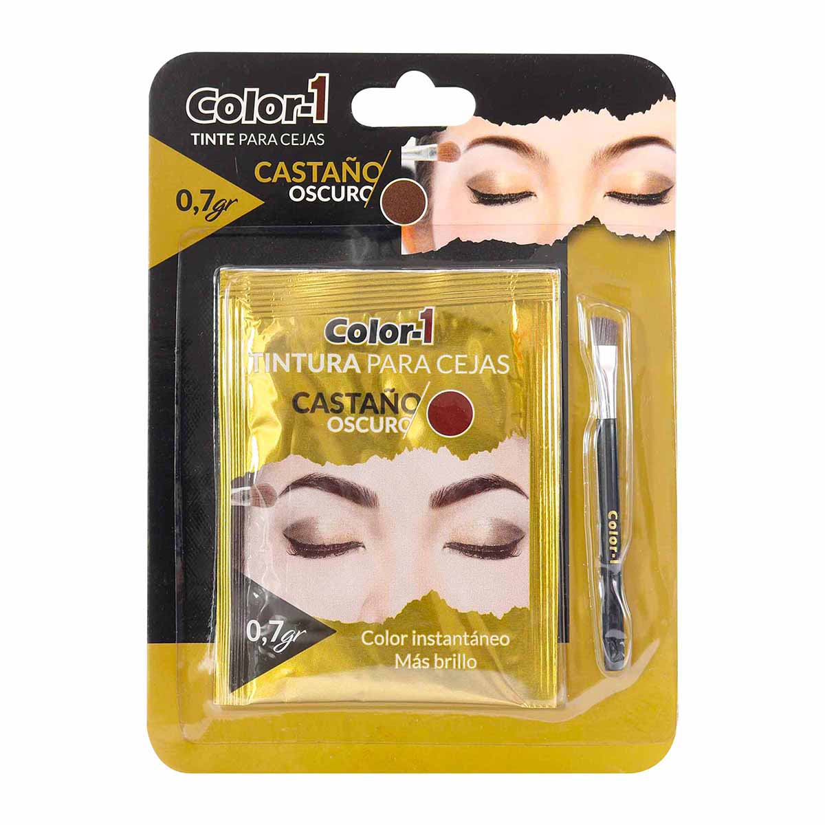 TINTURA CEJAS CAST. OSC. 0.7 GR COLOR-1