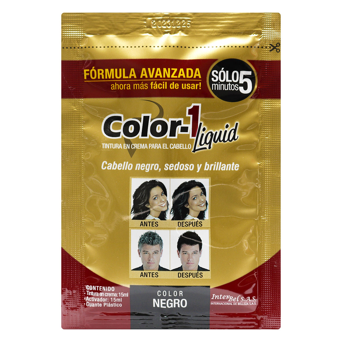 TINTURA NEGRA 15ML + ACTI. 15ML COLOR-1