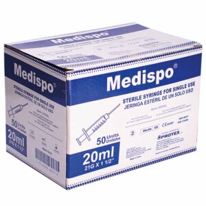 JERINGA MEDISPO 3P 20ML 21GX1 1/2