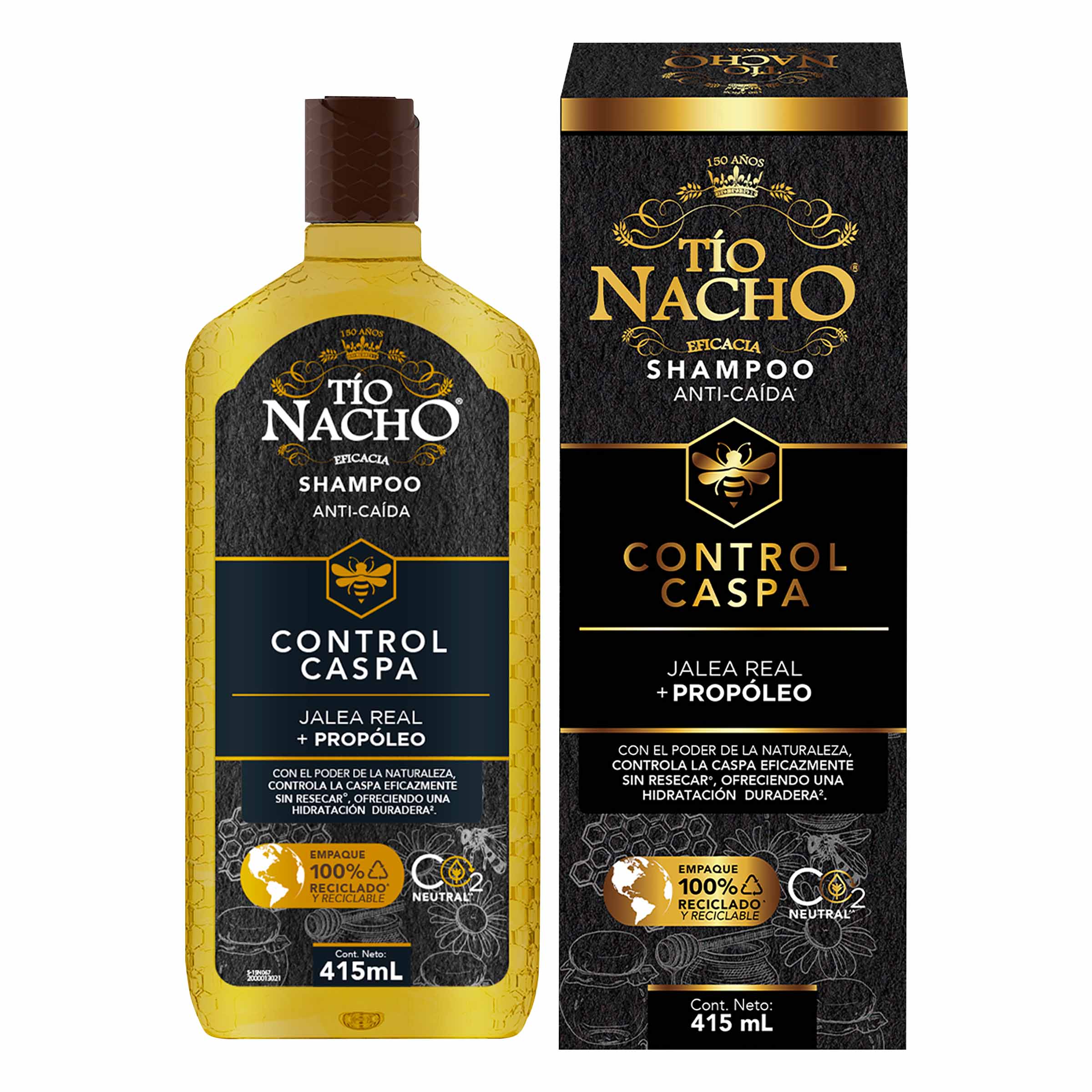 CHA TIO NACHO CONTROL CASPA 415 ML