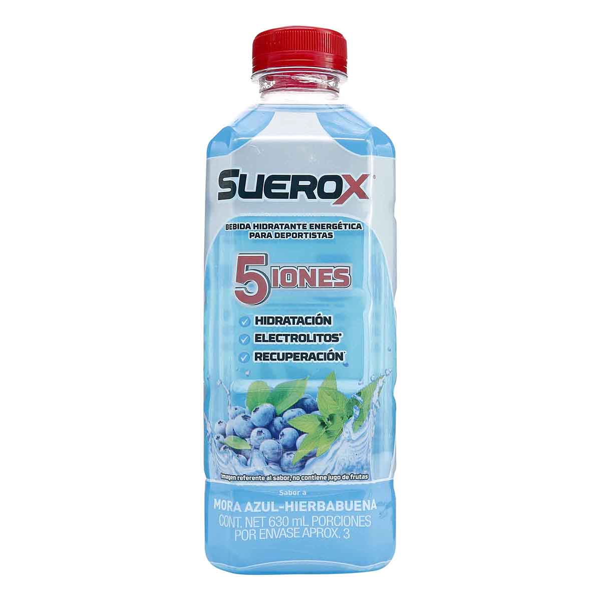 SUEROX BEB.HID.ENE.MORA AZUL 630 ML